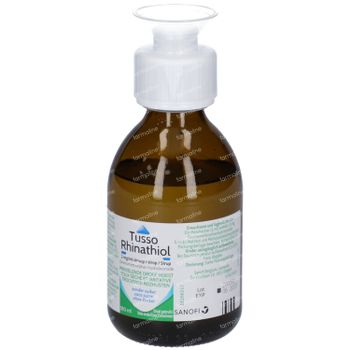 Tusso Rhinathiol 2mg/ml Volwassenen - Siroop zonder Suiker, Droge Hoest 180 ml siroop