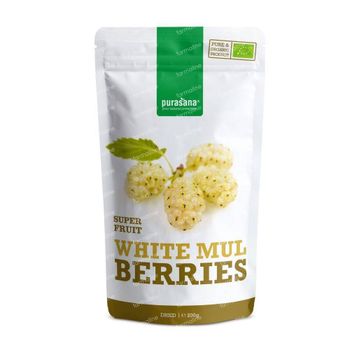 Purasana White Mulberries Bio 200 g snack