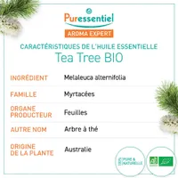 Puressentiel Huile Essentielle Tea Tree BIO - 30ml - Pharmacie en