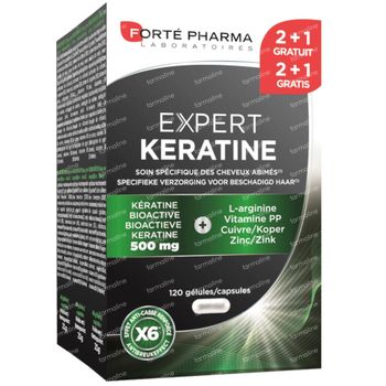 Forté Pharma Expert Keratine 2+1 GRATIS 80+40 kapseln