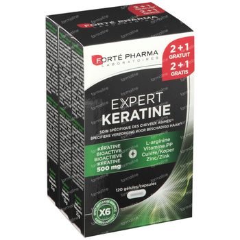 Forté Pharma Expert Keratine 2+1 GRATUIT 80+40 capsules