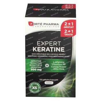 Forté Pharma Expert Keratine 2+1 GRATIS 80+40 kapseln