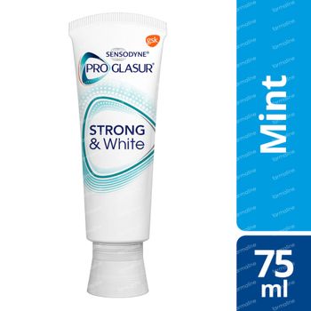 Sensodyne Proglasur Strong & White Dentifrice Menthe 75 ml