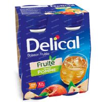 Delical Fruit Drink Apple 4 x 200 ml