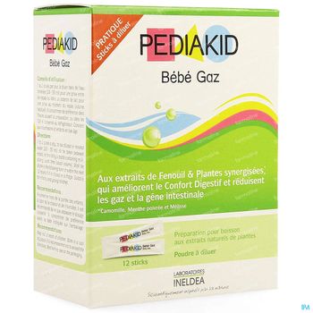 Pediakid Gaz Baby 12 stick(s)