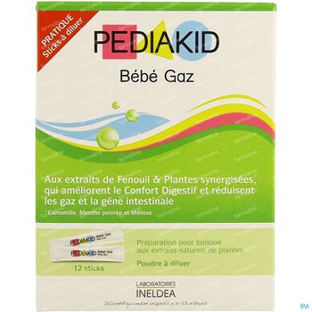 Pediakid Gaz Baby 12 stick(s)