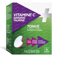 Nutrisanté Vitamine C+ Ginseng Taurine 24  comprimés à croquer