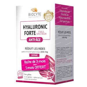 Biocyte Hyaluronic Forte Full Spectrum Pack 3x30 capsules