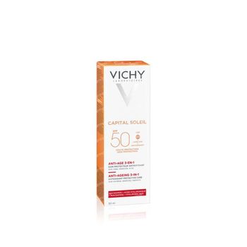 Vichy Capital Soleil Anti-Âge 3-en-1 SPF50 50 ml crème solaire