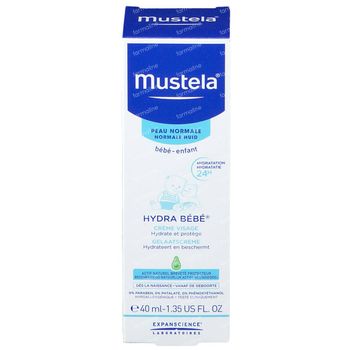 Mustela Hydra Bébé Crème Visage Peau Normale 40 ml