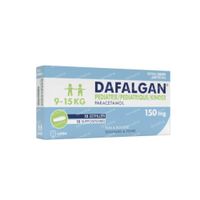 Dafalgan® Kinder Paracetamol 150 mg 12 stuks