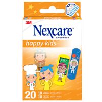 3M Nexcare Happy Kids Beroepen 20 Pleisters Assortiment N0920PR 20 pleisters