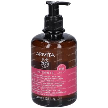 Apivita Intimate Plus Gentle Cleansing Gel for Extra Protection Tea Tree & Propolis 300 ml