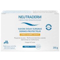 Neutraderm Dermo-Protect Zachte Overvette Zeep 200 g