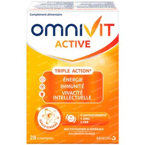 Omnivit Active - Vitamine & Energie 28 comprimés