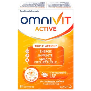 Omnivit Active - Immunité & Énergie 84 comprimés