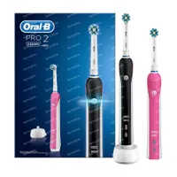 Oral B Pro 2950 Duo Noir Rose 1 st Vente en ligne