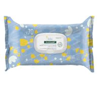 Klorane Bébé Lingettes Nettoyantes Douces Calendula Apaisant Fleurs Issues de Culture Bio 70 pièces