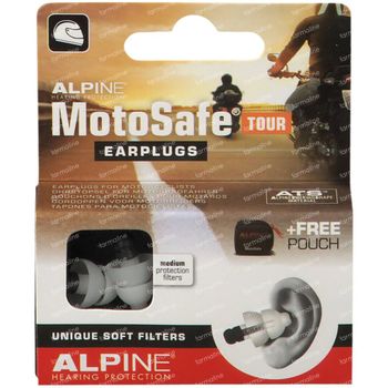 Alpine Motosafe Tour Bouchons d'Oreilles 1 paire bouchons auriculaires