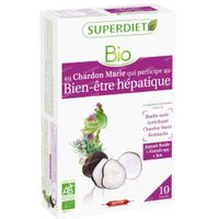 Superdiet Complexe Digestion Radis Noir - Chardon Marie - Artichaut - Romarin Bio 20x15 ml