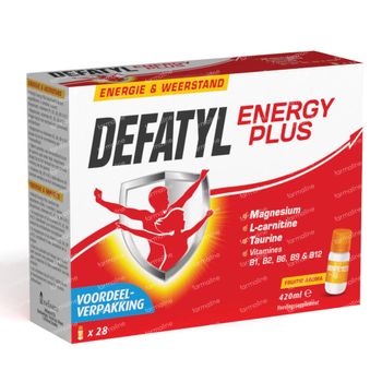 Defatyl Energy Plus Drinkbaar 28x15 ml flesjes