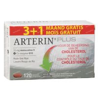 Arterin Plus Beheersing Cholesterol + 30 Tabletten GRATIS 90+30  tabletten