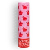Apivita Bee Princess Soin Hydratant pour les Lèvres à l'Abricot & Miel 4,4 g tube