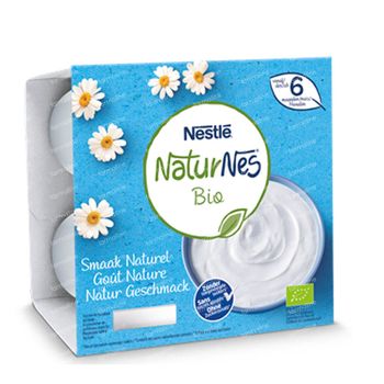 Nestlé NaturNes Bio Nature 6 Mois 4x90 g