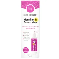 Best Choice Vitamine D Zwangerschap 25 spray hier bestellen | FARMALINE.be