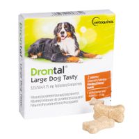 Drontal® Large Dog Tasty 525/504/175mg 2 tabletten