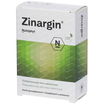 Nutriphyt Zinargin 60 comprimés