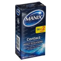 Manix Contact Kondome + 2 GRATIS 14+2 st