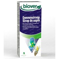 Biover Dennensiroop – Borst en keel – Biologisch Voedingssupplement met Tijm, Eucalyptus en Achinacea 150 ml