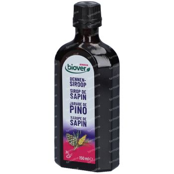 Biover Sirop de pin - Poitrine et Gorge - Supplément Nutritionnel Biologique au Thym, à l'Eucalyptus et à l'Achinacée 150 ml