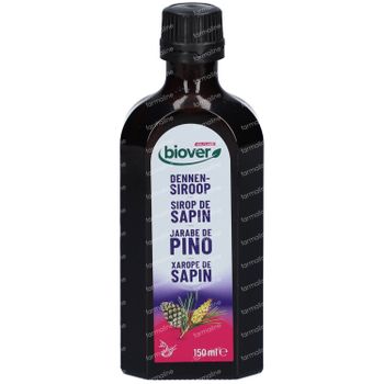 Biover Sirop de pin - Poitrine et Gorge - Supplément Nutritionnel Biologique au Thym, à l'Eucalyptus et à l'Achinacée 150 ml