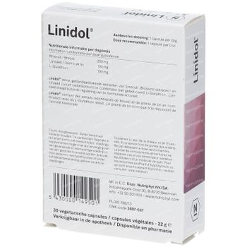 Nutriphyt Linidol 30 capsules