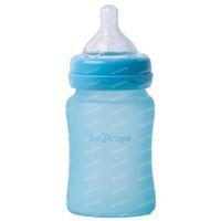 B-Thermo Bottle Silicone Glass Turquoise 150 ml