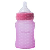 B-Thermo Bottle Silicone Glass Rose 150 ml