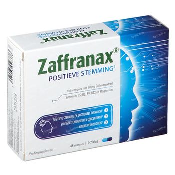Zaffranax® Positieve Stemming 45 capsules