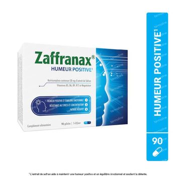 Zaffranax Positieve Stemming 90 capsules