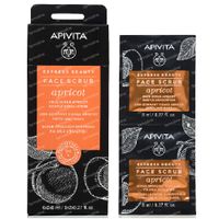 Apivita Beauty Express Gel Doux Exfoliant à l'Abricot 2x8 ml