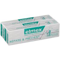 Elmex Sensitive Professional Repair & Prevent Dentifrice Bitube Duo Prix Réduit 2x75 ml