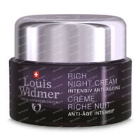 Louis Widmer Rich Night Cream Leicht Parfümiert 50 ml