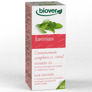 Biover Huile Essentielle Ravintsara – Immunité – Huile Essentielle 100 % Bio 10 ml