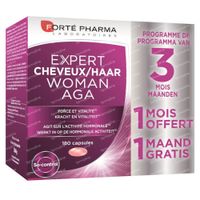 Forté Pharma Expert Cheveux Femme AGA 2+1 Moins GRATUIT 120+60 capsules