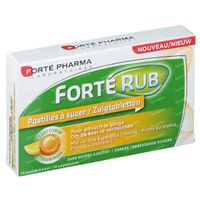 Forté Pharma Fortérub Keeltabletten Citroen 24 zuigtabletten