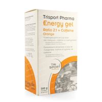 Trisport Pharma Energy Gel met Coffeïne Sinaas 10 sachets