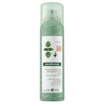 Klorane Dry Shampoo with Nettle Oil Control Dark Hair 150 ml spray
