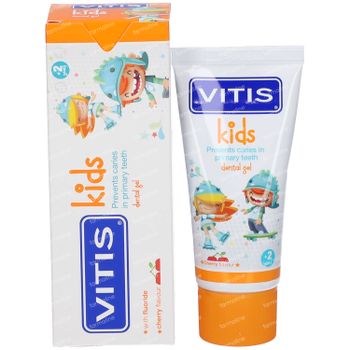 Vitis Kids Tandpasta-Gel Kers 50 ml