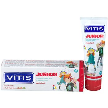 Vitis Junior Tandpasta Tuttifrutti 75 ml